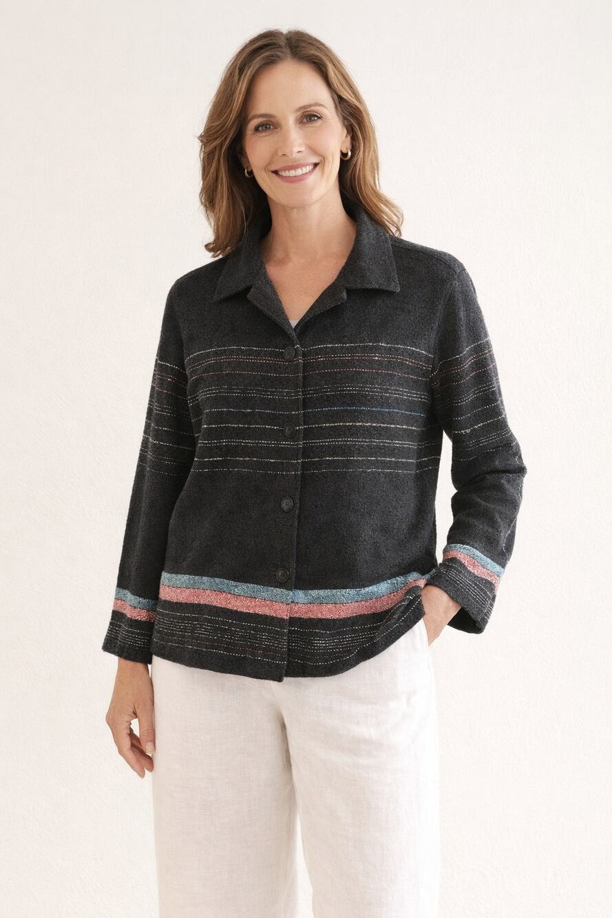 Vintage JM Collection Cotton Rayon Blend Jacket Size Small Southwest